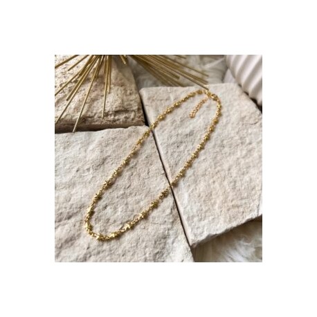 Choker mini estrellas continuas Chapa de Oro 18K