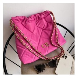 Hera Bag Cadena Oro Color Rosa