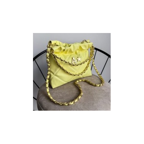 Hera Bag Mini Cadena Oro Color Baby Yellow