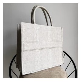 Alpha Tote Colossal Total Pitón Crema