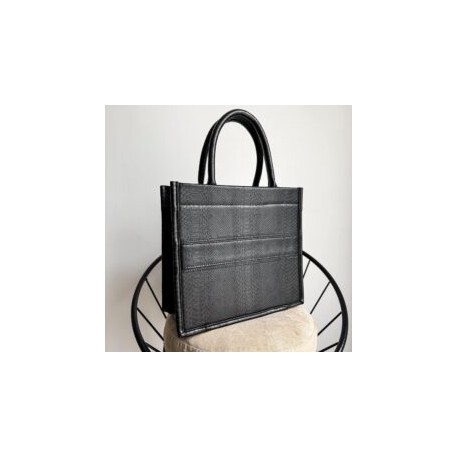 Alpha Tote Medium Total Pitón Negro