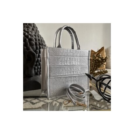 Alpha Tote Petite Silver