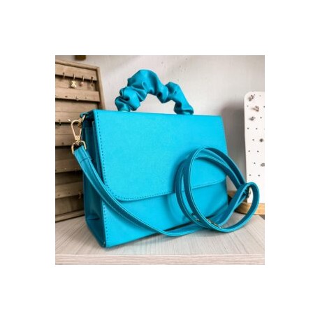 Bolso Aria Scrunchie Aqua