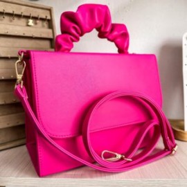 Bolso Aria Scrunchie Hot Pink