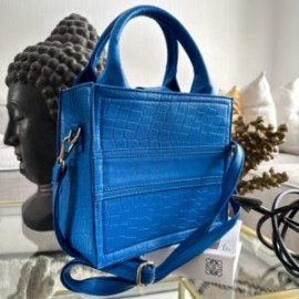 Bolso Atenea Tote Azul Eléctrico